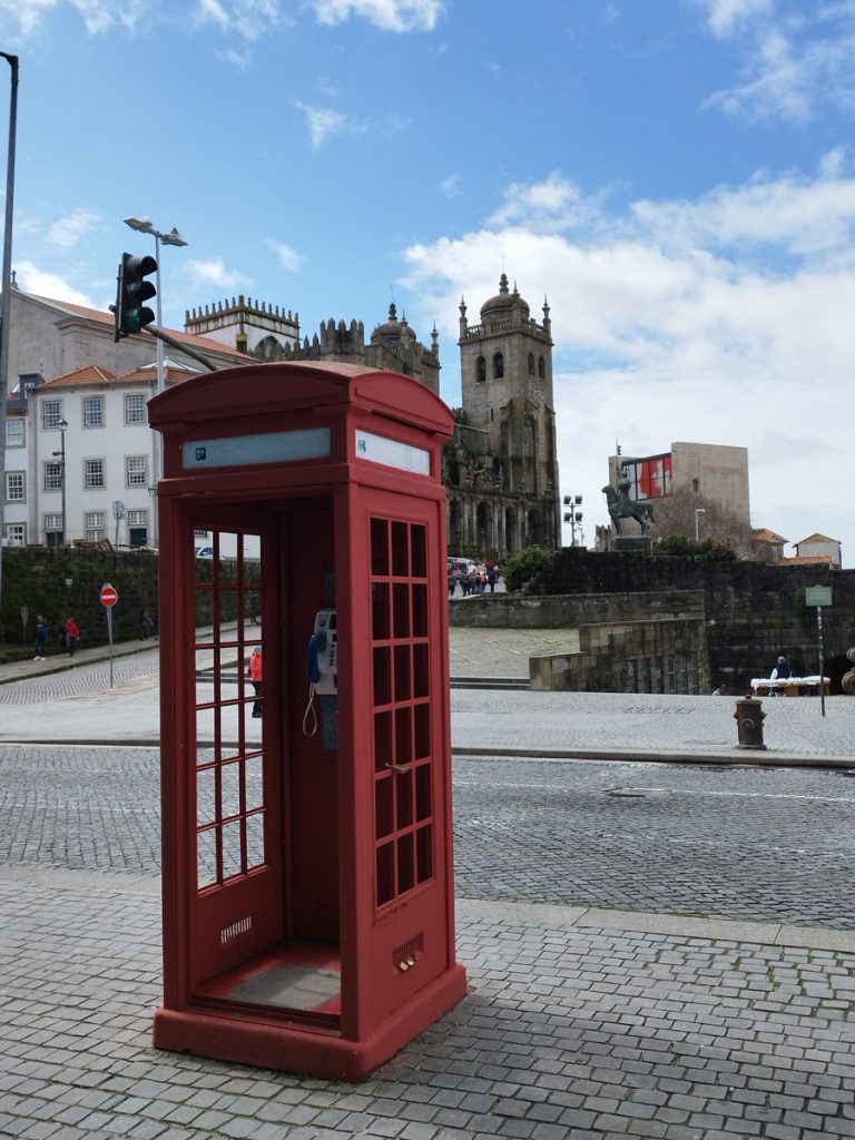 Red telephone booth